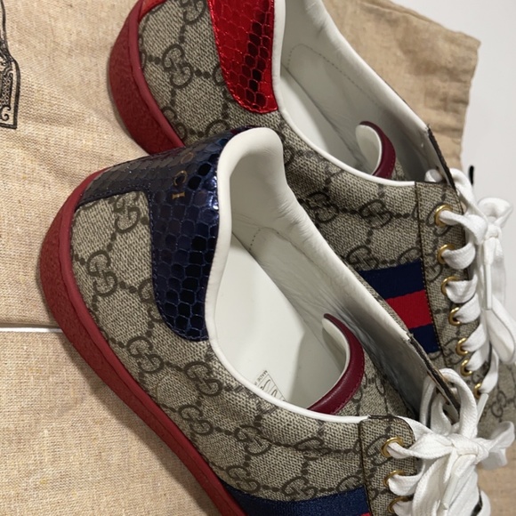 Ace Gucci sneakers (unisex) woman’s Gucci belt